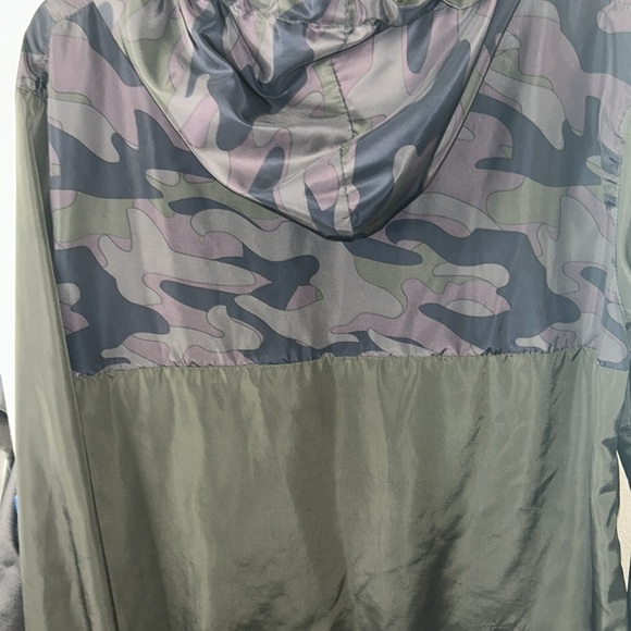 BEAUTIFUL GIANT - GREEN & CAMO WIND/RAIN JACKET - Picture 5 of 5